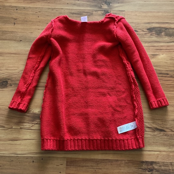 Carter’s Red Sweater Dress 4T - Picture 5 of 6